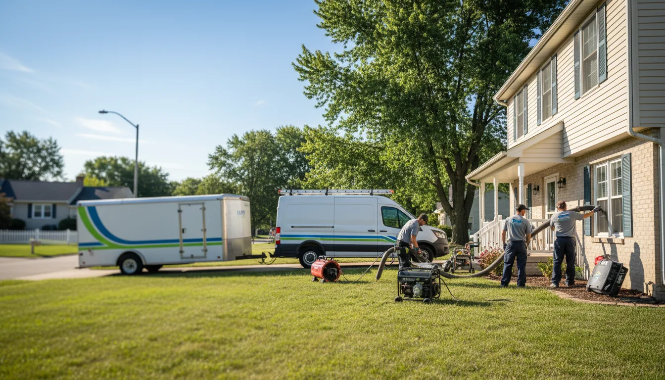 Flooded Basement Restoration And Cleanup With Repair in Van Lear, KY near me
